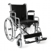 Αναπηρικό Αμαξίδιο Πτυσσόμενο Brother Medical BME4617 με Δοχείο Τουαλέτας WC. Πλάτος Καθίσματος 45cm. 