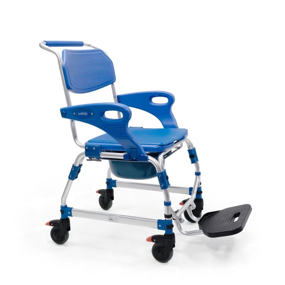 Καρέκλα Μπάνιου & Μεταφοράς WC HYDRO Πολλαπλών Χρήσεων. Αλουμινίου. Vita 09-2-124.