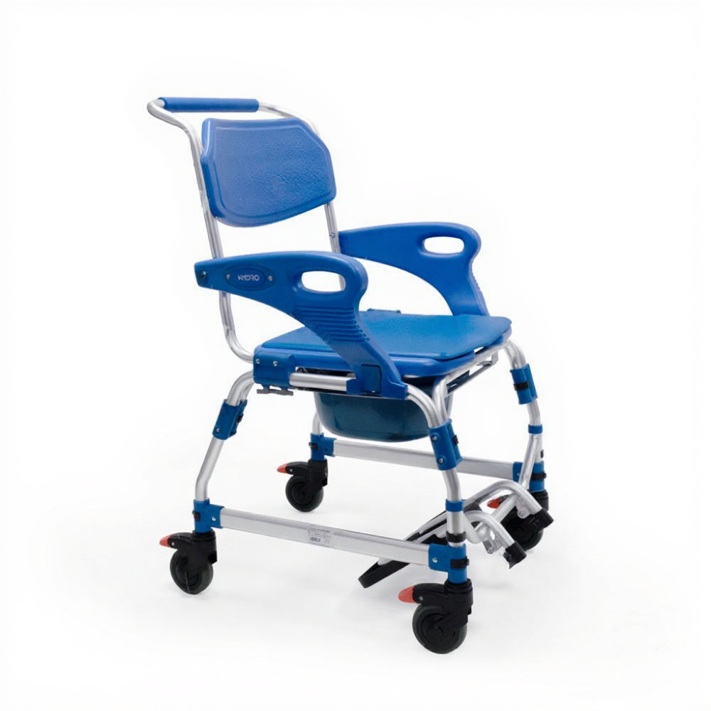 Καρέκλα Μπάνιου & Μεταφοράς WC HYDRO Πολλαπλών Χρήσεων. Αλουμινίου. Vita 09-2-124.