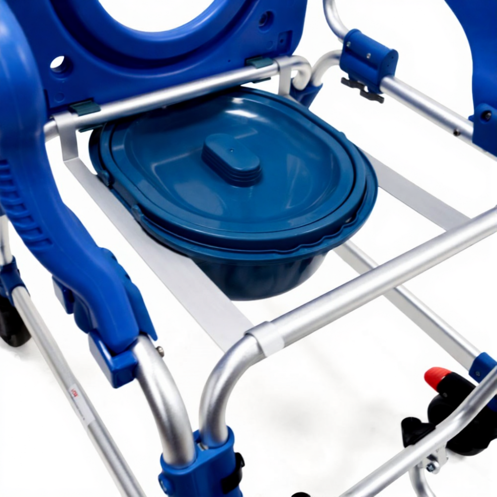 Καρέκλα Μπάνιου & Μεταφοράς WC HYDRO Πολλαπλών Χρήσεων. Αλουμινίου. Vita 09-2-124.