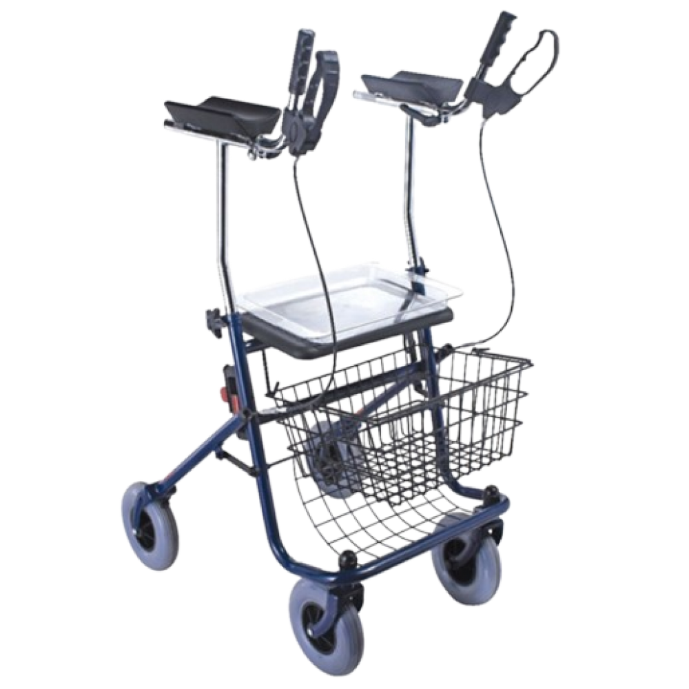 Τροχήλατος Περιπατητήρας ‘Rollator’ με Λαβές Στήριξης Αντιβραχίου-Φρένα. Πτυσσόμενος. Μπλε. VITA 09-2-091. Τροχήλατος Περιπατητήρας ‘Rollator’ με Λαβές Στήριξης Αντιβραχίου-Φρένα. Πτυσσόμενος. Μπλε. VITA 09-2-091.
