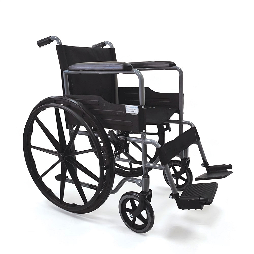 Αναπηρικό Αμαξίδιο Πτυσσόμενο Σταθερών Πλαϊνών και Υποπόδιων. Πλάτος Καθίσματος 45cm. VITA 09-2-102