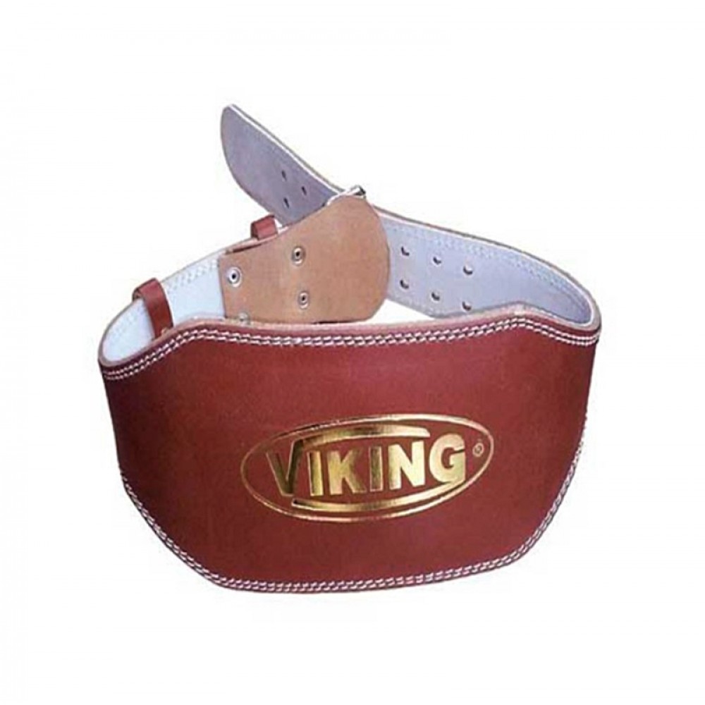 Viking Ζώνη Μέσης από Γνήσιο Δέρμα. Πλάτος 15 cm. Καφέ.    
