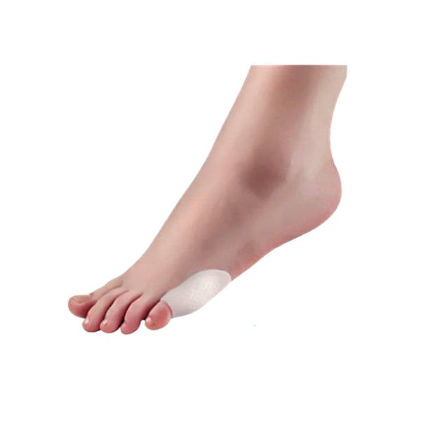 Προστατευτικό Κάλυμμα Σιλικόνης για Κότσι Μικρού Δακτύλου MB.FC.102/S BUNION PROTECTIVE. Ζεύγος. Λευκό.