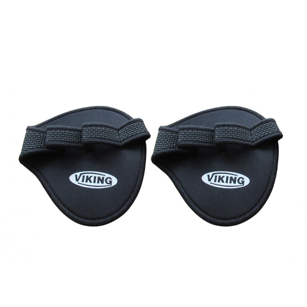 Viking C 231 Grip Pad Ανοικτά Γάντια Προπόνησης για Άρση Βαρών & CrossFit. One Size. Μαύρο.