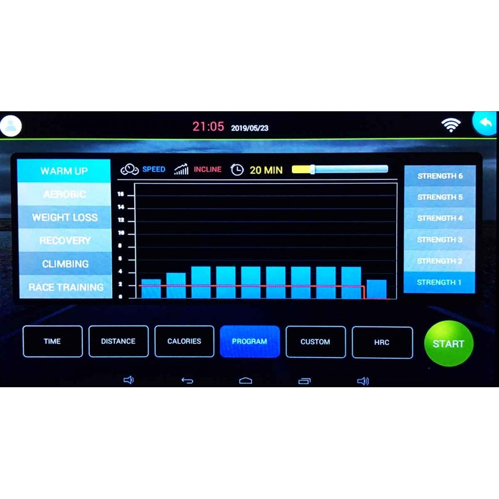 VIKING Endurance e-Treadmill Ηλεκτρικός Διάδρομος. Ιμάντας Bάδισης 141x52 cm. 