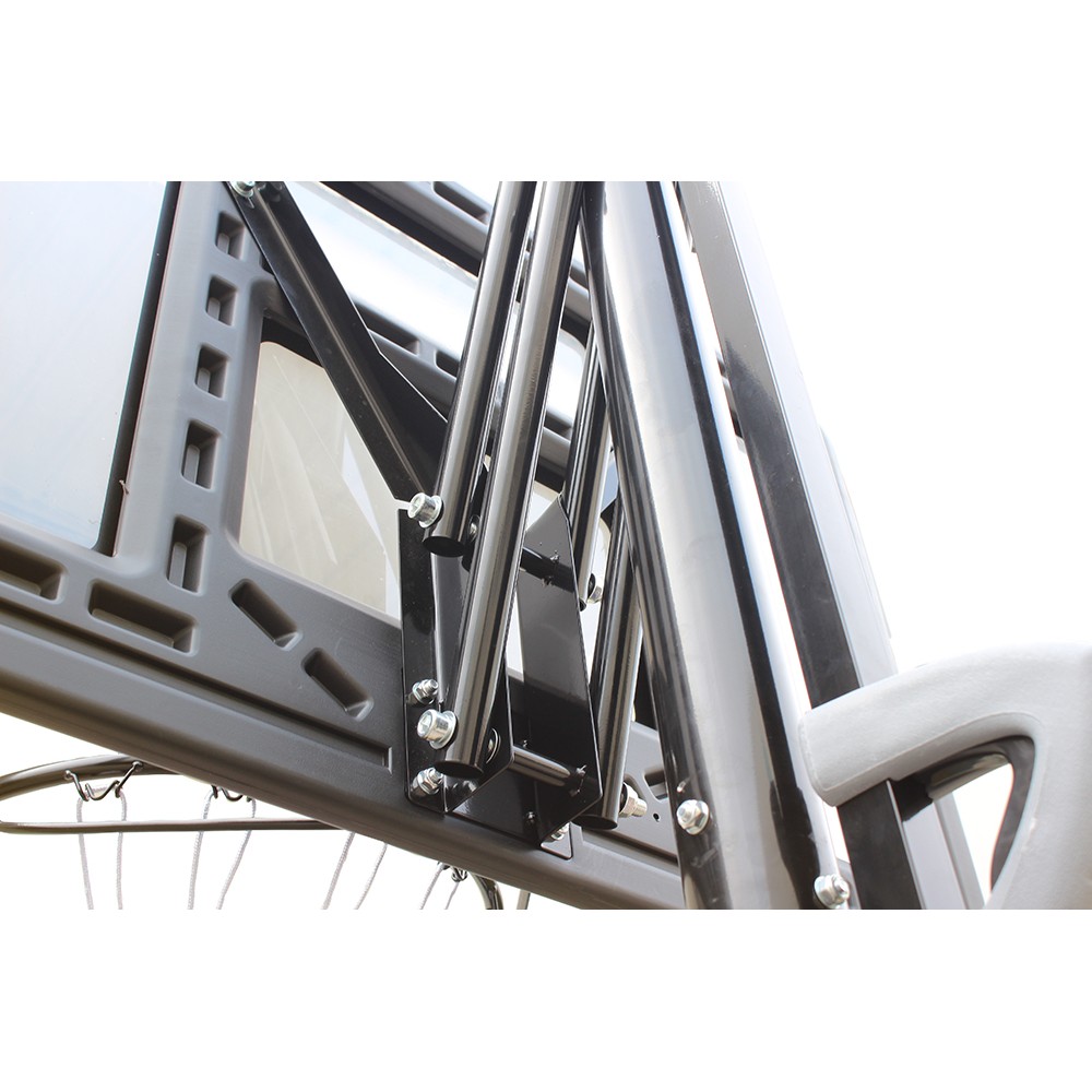VIKING Μπασκέτα Pro Hoop 44″ με Βάση και Ρυθμιζόμενο Ύψος 230-305 cm.  