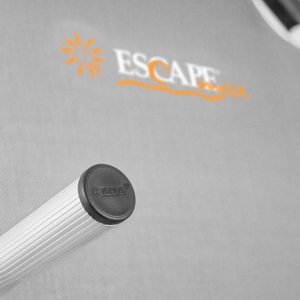 Καρεκλάκι Παραλίας ESCAPE Max. Ενισχυμένο & Ευρύχωρο. 62x70x75. Αλουμινίου-Πτυσσόμενο. Ασημί-Γκρι. 15676. 