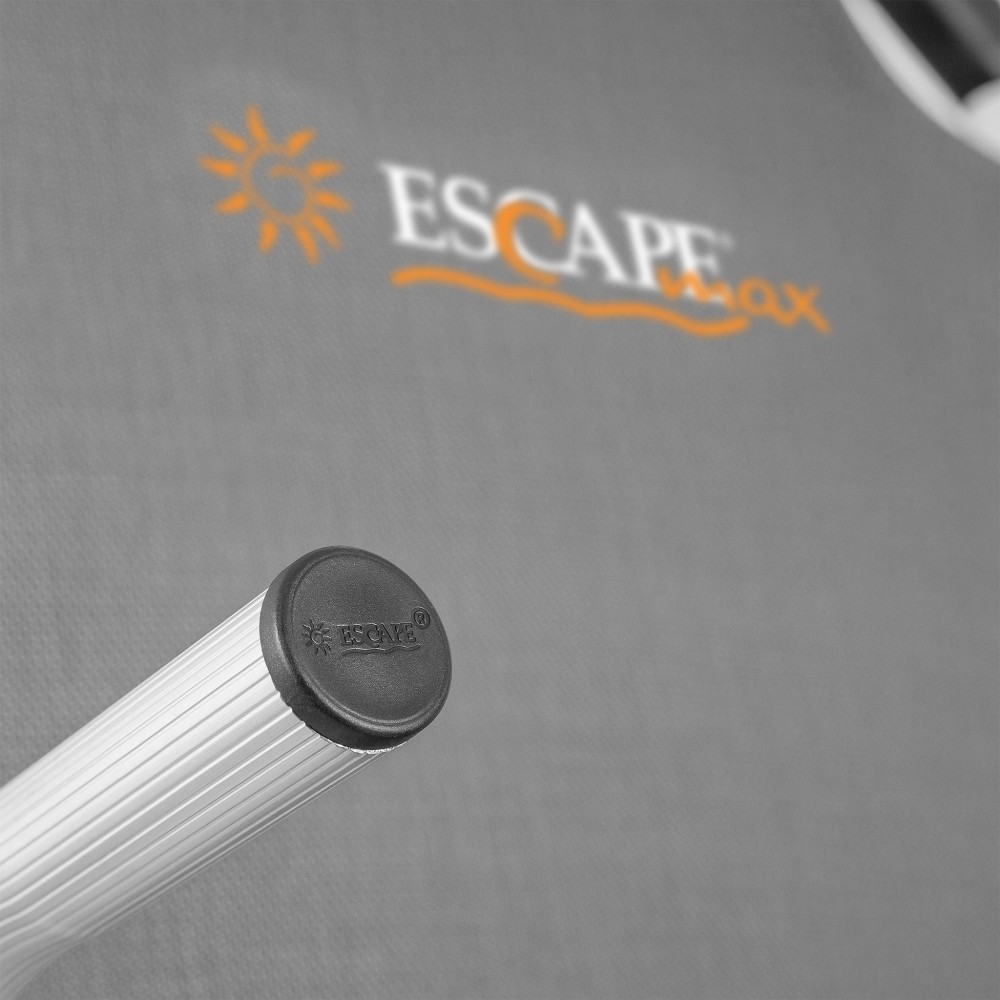 Καρεκλάκι Παραλίας ESCAPE Max. Ενισχυμένο & Ευρύχωρο. 62x70x75. Αλουμινίου-Πτυσσόμενο. Γκρι Σκούρο. 15677.
