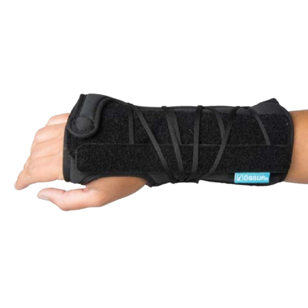 Ελαστικός Νάρθηκας Καρπού 20cm “FORMFIT WRIST 20 UNIVERSAL”. Δεξιός. Μαύρο. Ortholand. 