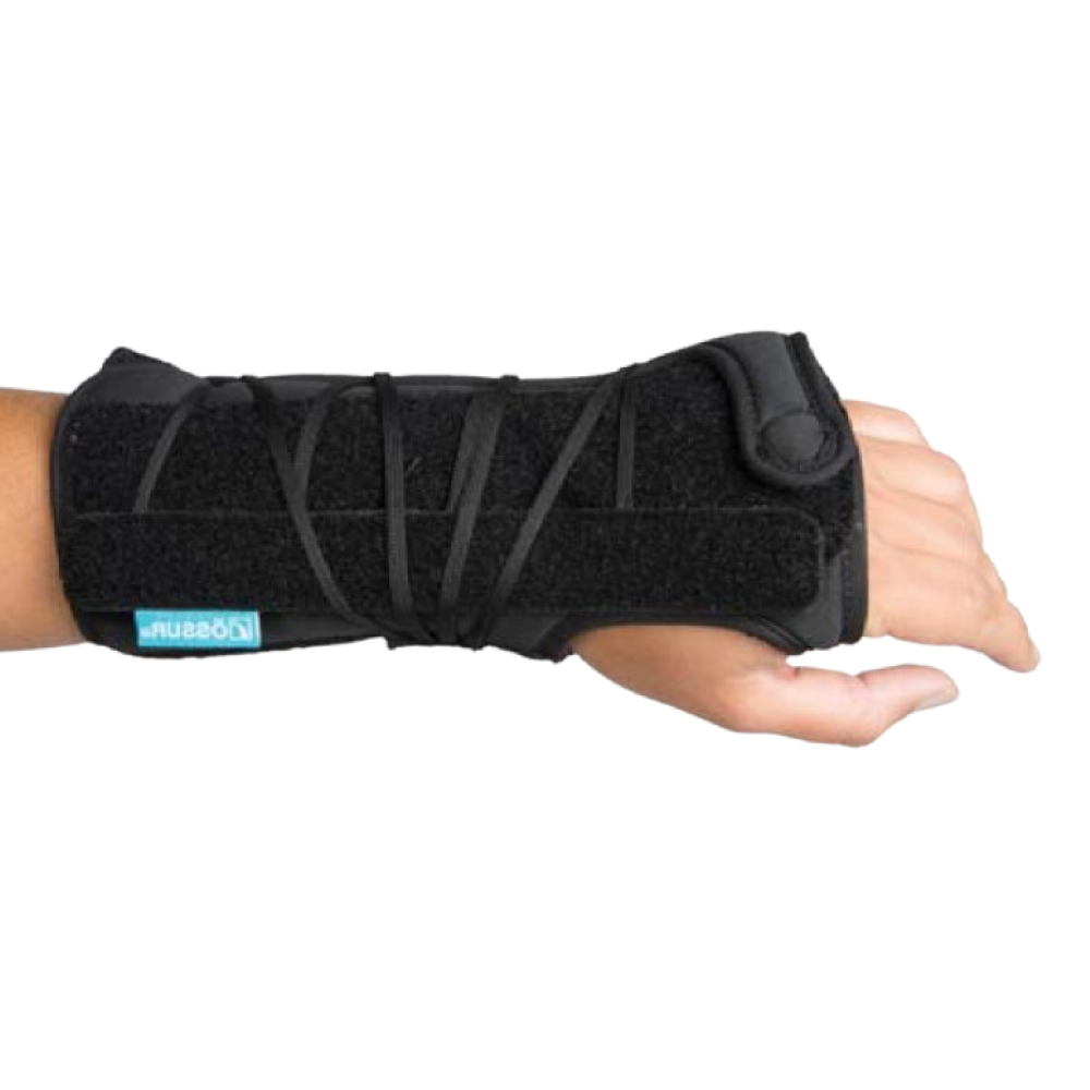 Ελαστικός Νάρθηκας Καρπού 20cm “FORMFIT WRIST 20 UNIVERSAL”. Αριστερός. Μαύρο. Ortholand. 