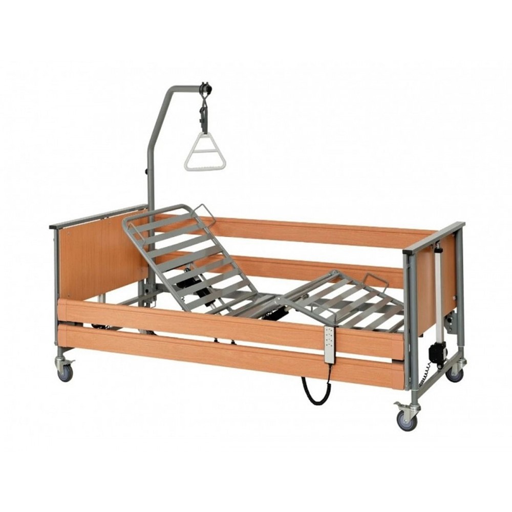 Ηλεκτρικό Κρεβάτι, Πολύσπαστο για Επαγγελματική Οικιακή Φροντίδα, με Κάγκελα και Αναρτήρα. ECOFIT S . Ηλεκτρικό Κρεβάτι, Πολύσπαστο για Επαγγελματική Οικιακή Φροντίδα, με Κάγκελα και Αναρτήρα. ECOFIT S .