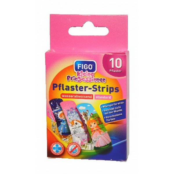 FIGO Strips Princess Παιδικά Επιθέματα Αυτοκόλλητα Μικροτραυμάτων με Σχέδια. 10 Τεμάχια. FIGO Strips Princess Παιδικά Επιθέματα Αυτοκόλλητα Μικροτραυμάτων με Σχέδια. 10 Τεμάχια.