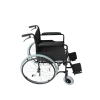 Αναπηρικό Χειροκίνητο Πτυσσόμενο Αμαξίδιο PW020318 με Δοχείο Τουαλέτας WC και Φρενο Οδηγού. Πλάτος Καθίσματος 46cm. Μαύρο. 