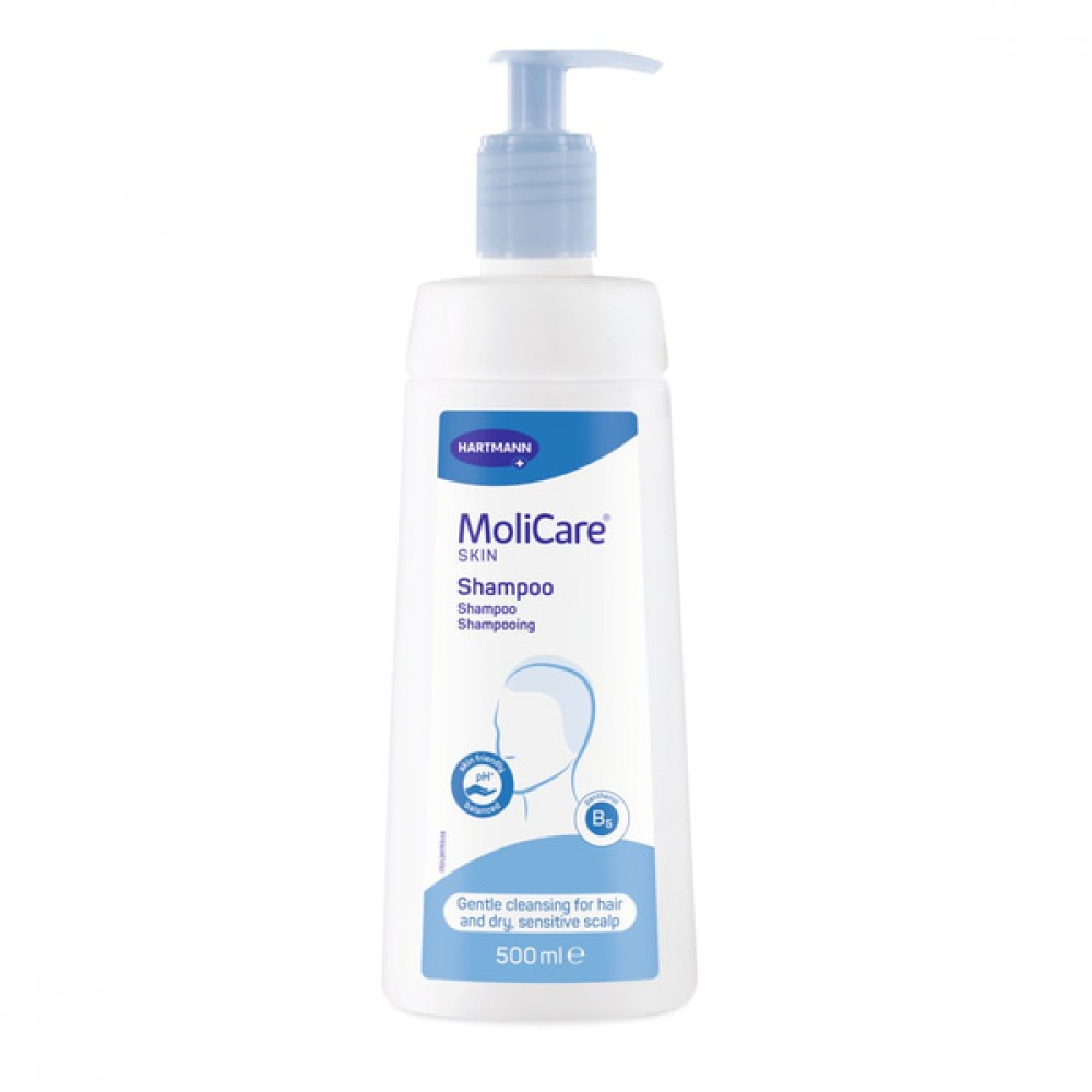 Σαμπουάν Μαλλιών MoliCare® Skin Shampoo για Βαθύ Καθαρισμό-Εξουδετέρωση Οσμών. Συσκευασία 500ml. 995076. 