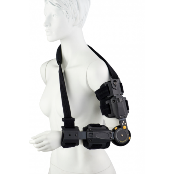 Νάρθηκας Αγκώνος Λειτουργικός COMFORT PLUS MB.2000. Αριστερός. One Size. Μαύρο. Παροχή ΕΟΠΥΥ. 