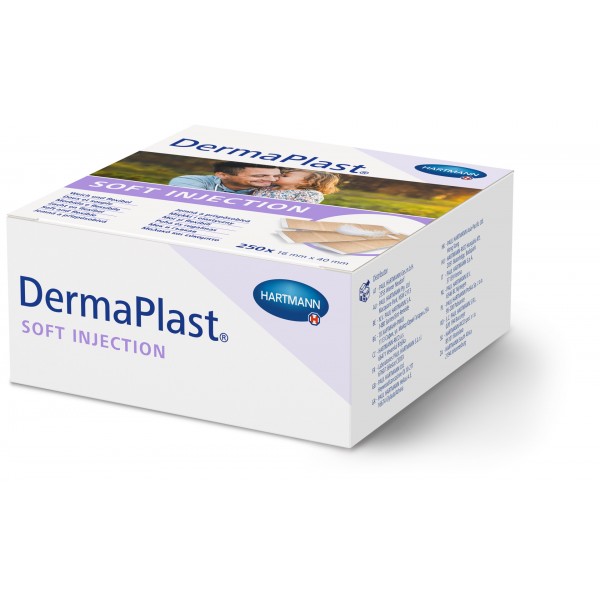 DermaPlast® Sensitive Injection Αυτοκόλλητο Επίθεμα Φροντίδας Σημείου Ένεσης. 16mm x 40mm. 250 Τεμάχια. 5353813.  DermaPlast® Sensitive Injection Αυτοκόλλητο Επίθεμα Φροντίδας Σημείου Ένεσης. 16mm x 40mm. 250 Τεμάχια. 5353813.