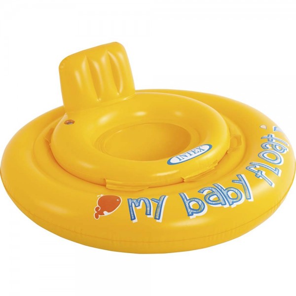 Περπατούρα Θαλάσσης Intex My Baby Float. ø 76 cm. Κίτρινο. 56585. 