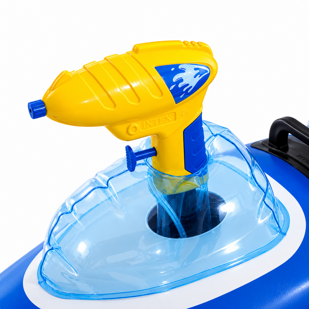 Φουσκωτό Παιδικό Αεροπλανάκι Θαλάσσης INTEX Jet Fighter Ride-On. Μπλε. 57531B. 