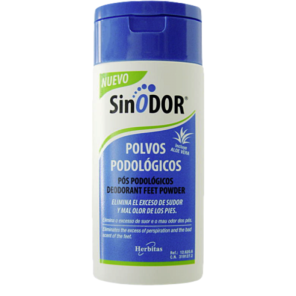 Αποσμητική Πούδρα Ποδιών Derma Feet HF 6038 με Aloe Vera. 80gr. 