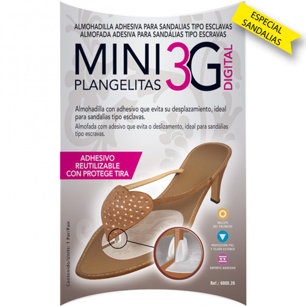 Διαχωριστικό Gel-Μαξιλάρι Μεταταρσίου για Πέδιλα Herbi Feet Minipad 3G HF 6066. Ζεύγος. One Size. 