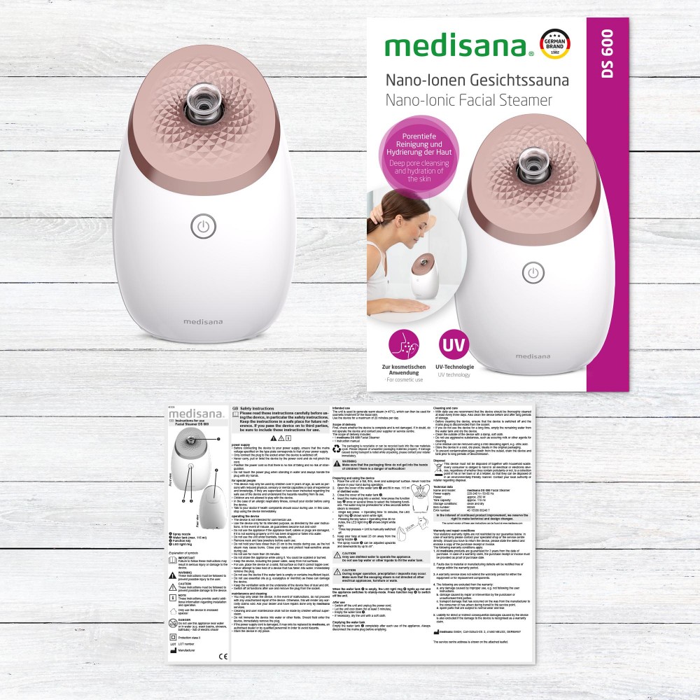 Σάουνα Προσώπου Medisana Nano-Ionic DS 600. 88248. 