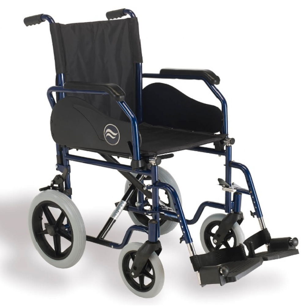 Αναπηρικό Αμαξίδιο Breezy 90 Sunrise Medical με Αφαιρούμενα Πλαινά και Υποπόδια. Οπίσθιοι Τροχοί 12