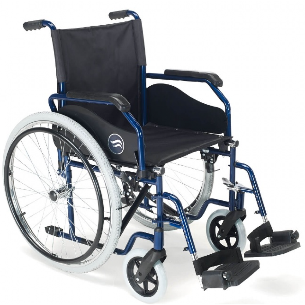 Αναπηρικό Αμαξίδιο Breezy 90 Sunrise Medical με Αφαιρούμενα Πλαινά και Υποπόδια. Οπίσθιοι Τροχοί 24