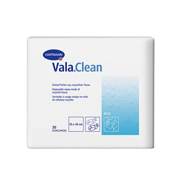 Vala® Clean Eco Πετσέτες Καθαρισμού 4Φύλλων Μίας Χρήσης για Ακράτεια. 35x40cm. 30 Tεμάχια. 9923410.  Vala® Clean Eco Πετσέτες Καθαρισμού 4Φύλλων Μίας Χρήσης για Ακράτεια. 35x40cm. 30 Tεμάχια. 9923410.