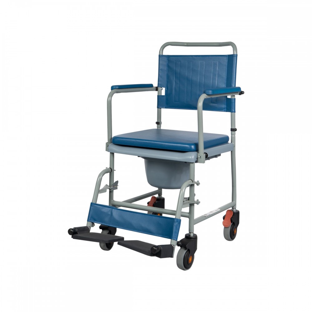 Αναπηρικό Αμαξίδιο Σταθερού Σκελετού “CYAN” με Δοχείο Τουαλέτας για Χρήστες έως 136Kg. 0805453. 