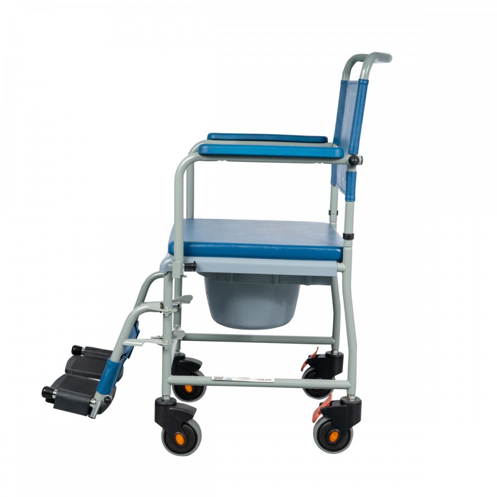 Αναπηρικό Αμαξίδιο Σταθερού Σκελετού “CYAN” με Δοχείο Τουαλέτας για Χρήστες έως 136Kg. 0805453. 