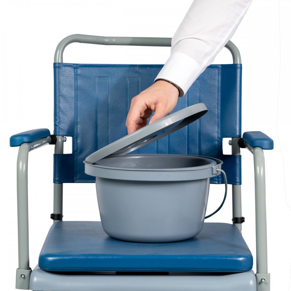 Αναπηρικό Αμαξίδιο Σταθερού Σκελετού “CYAN” με Δοχείο Τουαλέτας για Χρήστες έως 136Kg. 0805453. 