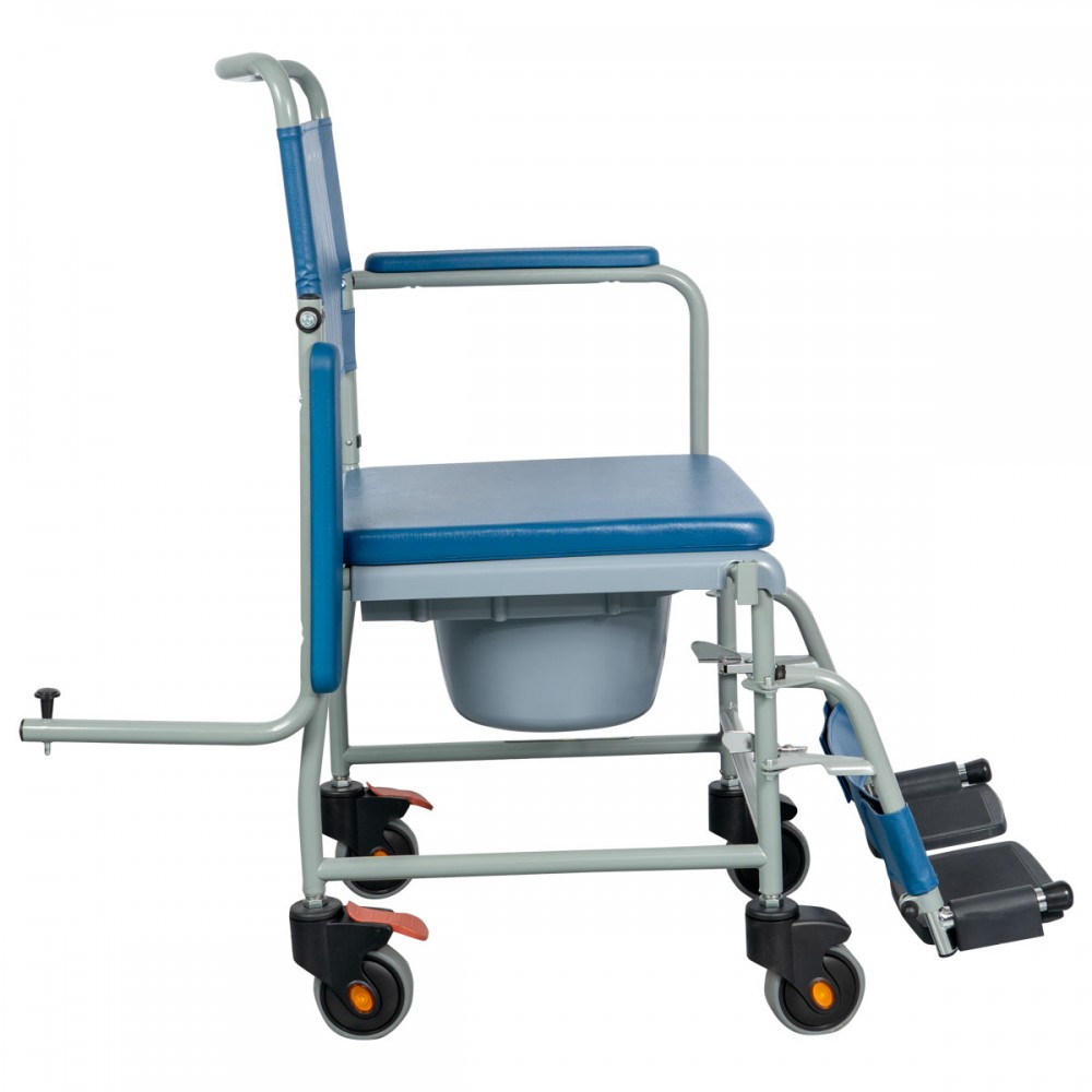 Αναπηρικό Αμαξίδιο Σταθερού Σκελετού “CYAN” με Δοχείο Τουαλέτας για Χρήστες έως 136Kg. 0805453. 
