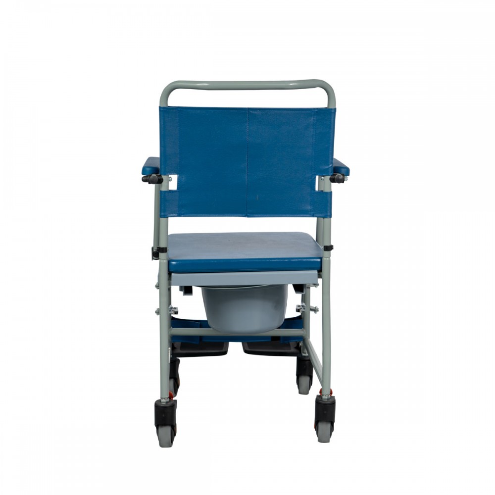 Αναπηρικό Αμαξίδιο Σταθερού Σκελετού “CYAN” με Δοχείο Τουαλέτας για Χρήστες έως 136Kg. 0805453. 