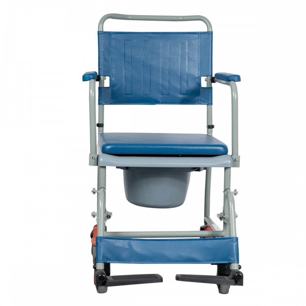 Αναπηρικό Αμαξίδιο Σταθερού Σκελετού “CYAN” με Δοχείο Τουαλέτας για Χρήστες έως 136Kg. 0805453. 