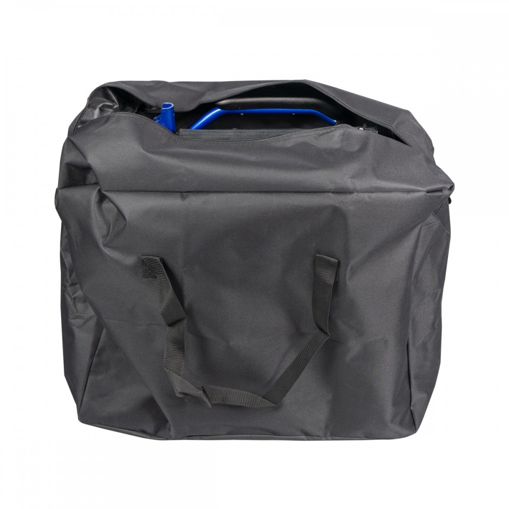 Αναπηρικό Αμαξίδιο Μεταφοράς, Πτυσσόμενο, Αλουμινίου. Πλάτος Καθίσματος 41cm. Μπλε. 