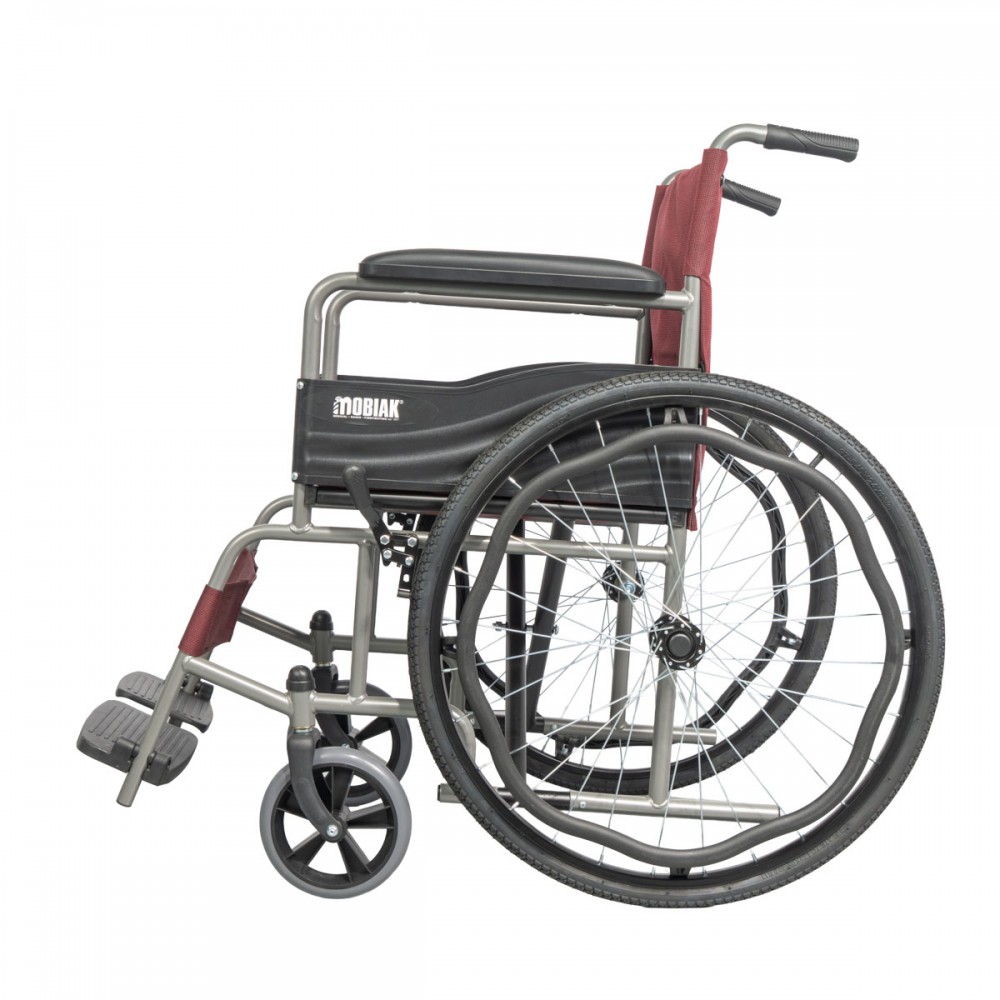 Αναπηρικό Αμαξίδιο Basic Απλού Τύπου, Πτυσσόμενο με Μεγάλους Τροχούς. Πλάτος Καθίσματος 46cm. 0808383. Αναπηρικό Αμαξίδιο Basic Απλού Τύπου, Πτυσσόμενο με Μεγάλους Τροχούς. Πλάτος Καθίσματος 46cm. 0808383.