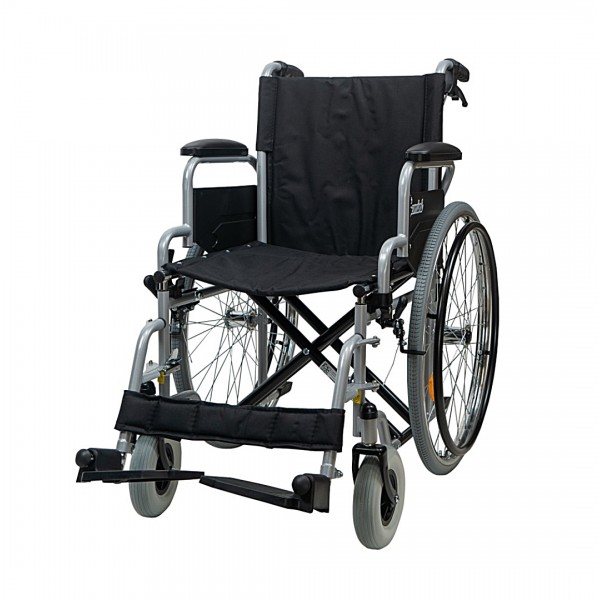 Aναπηρικό Αμαξίδιο Διπλής Σταυρωτής Μπάρας Στήριξης GEMINI. Οπίσθιος Τροχός 24". Πλάτος Καθίσματος 43cm. Ασημί. 0811301. Aναπηρικό Αμαξίδιο Διπλής Σταυρωτής Μπάρας Στήριξης GEMINI. Οπίσθιος Τροχός 24". Πλάτος Καθίσματος 43cm. Ασημί. 0811301.