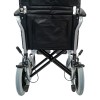 Aναπηρικό Αμαξίδιο Μονής Σταυρωτής Μπάρας Στήριξης GEMINI με Σπαστή Πλάτη, Κάθισμα Πλάτους 40cm & Οπίσθιο Τροχό 12". Ασημί. 0811307.