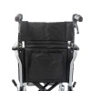 Aναπηρικό Αμαξίδιο Μονής Σταυρωτής Μπάρας Στήριξης GEMINI με Σπαστή Πλάτη, Κάθισμα Πλάτους 40cm & Οπίσθιο Τροχό 12". Ασημί. 0811307.