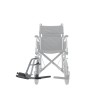Aναπηρικό Αμαξίδιο Μονής Σταυρωτής Μπάρας Στήριξης GEMINI με Σπαστή Πλάτη, Κάθισμα Πλάτους 40cm & Οπίσθιο Τροχό 12". Ασημί. 0811307.
