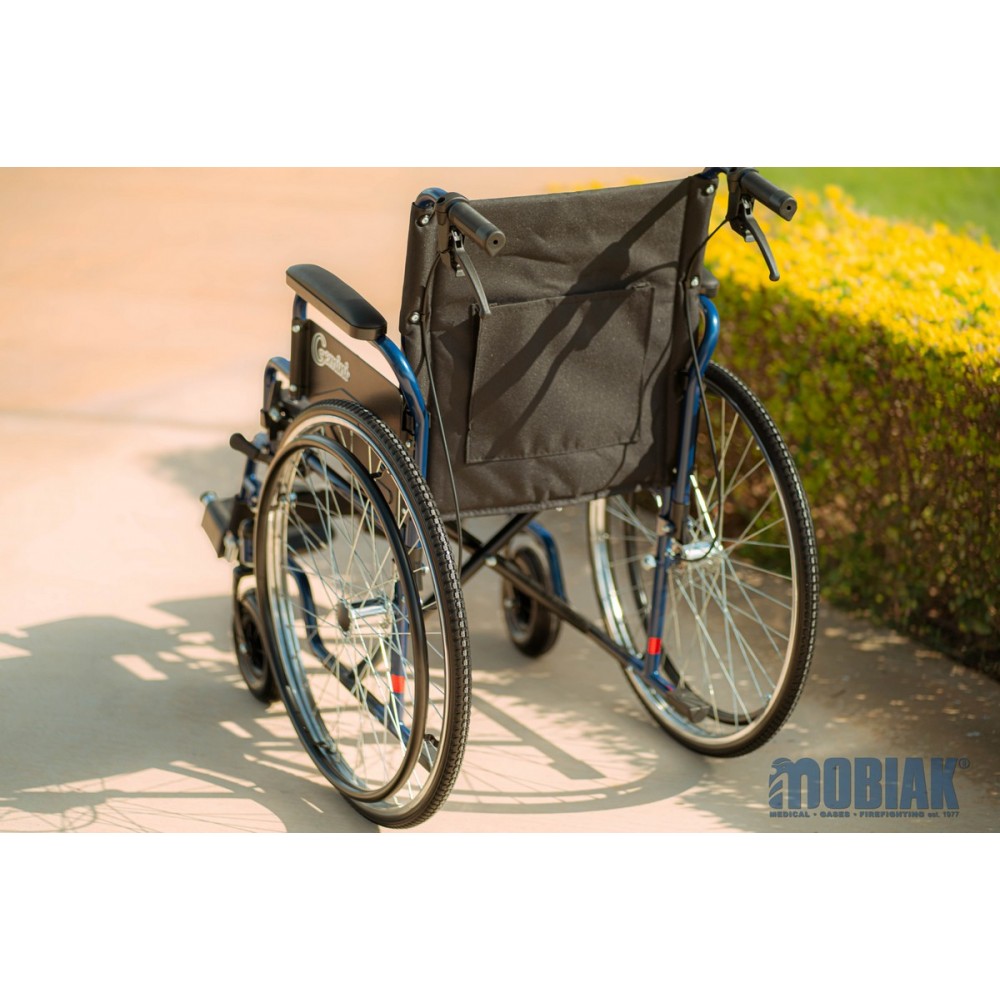 Aναπηρικό Αμαξίδιο Gemini Blue Οπίσθιων Τροχών 24". Πλάτος Καθίσματος 48cm. Μπλε. 0811609.