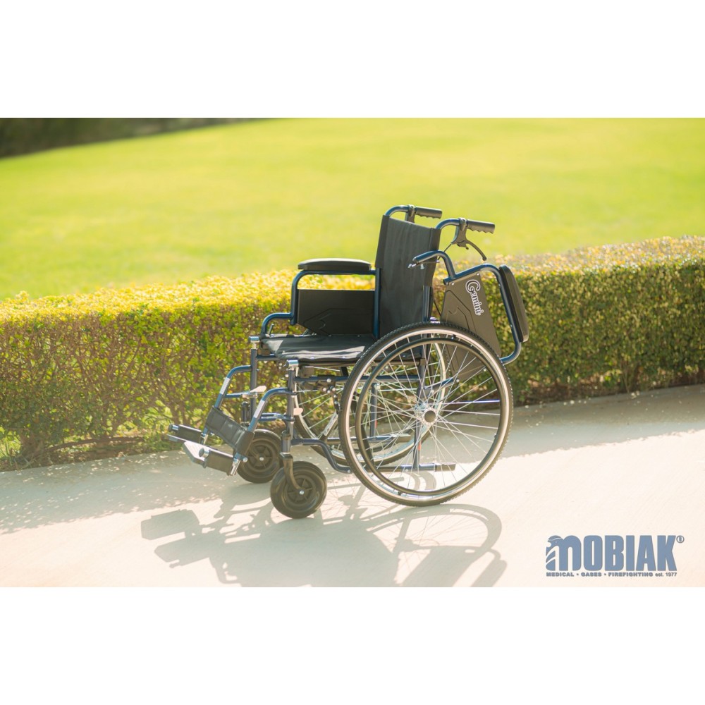 Aναπηρικό Αμαξίδιο Gemini Blue Οπίσθιων Τροχών 24". Πλάτος Καθίσματος 48cm. Μπλε. 0811609.