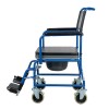 Αναπηρικό Αμαξίδιο GEMINI BLUE με Δοχείο Τουαλέτας. Πλάτος Καθίσματος 44cm. Μπλε. 0811605. 