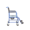 Αναπηρικό Αμαξίδιο GEMINI BLUE με Δοχείο Τουαλέτας. Πλάτος Καθίσματος 44cm. Μπλε. 0811605. 