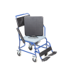 Αναπηρικό Αμαξίδιο GEMINI BLUE με Δοχείο Τουαλέτας. Πλάτος Καθίσματος 44cm. Μπλε. 0811605. 