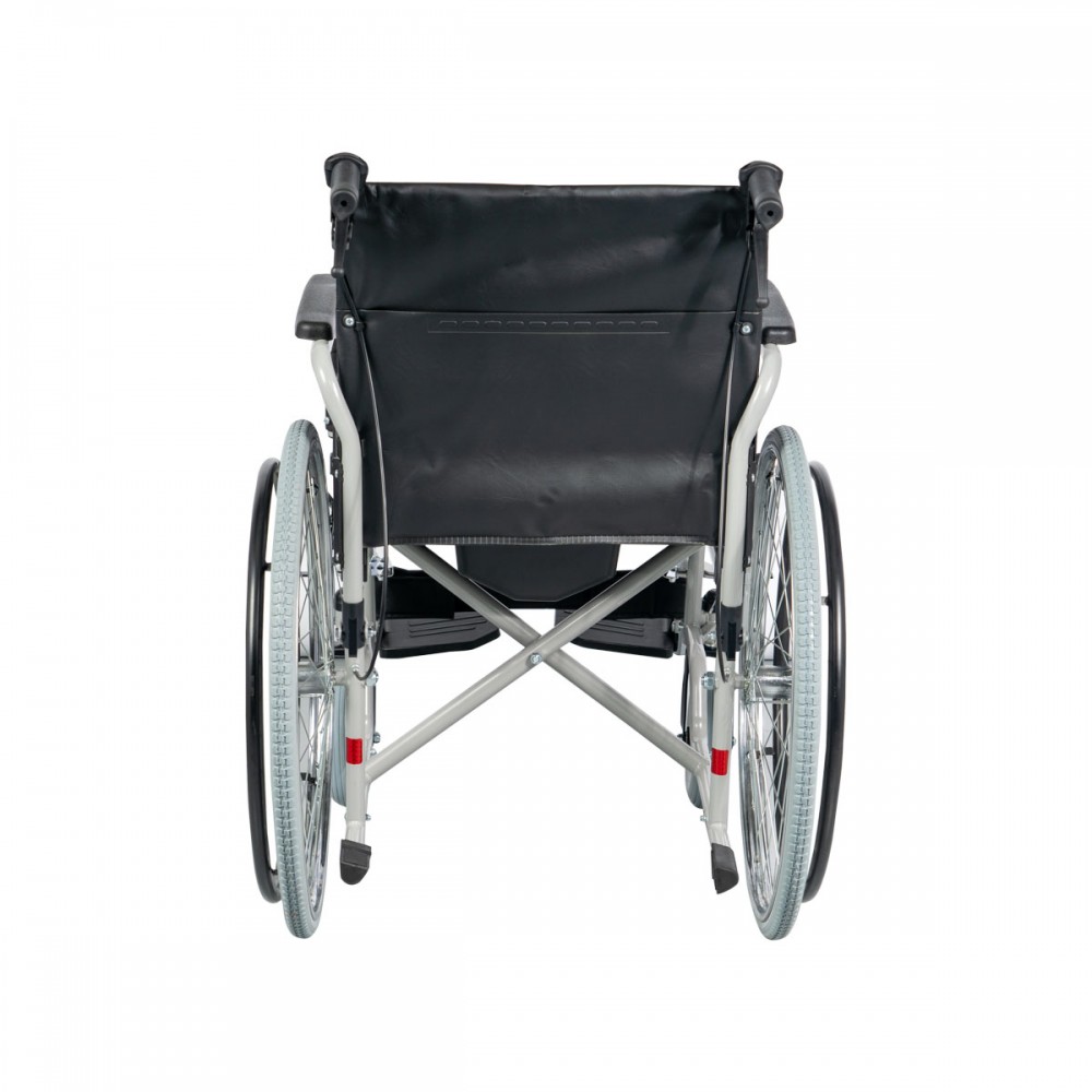 Αναπηρικό Αμαξίδιο Ενισχυμένο με Δοχείο Τουαλέτας. Κάθισμα 46 cm. Οπίσθιος Τροχός 24''. 0811608.