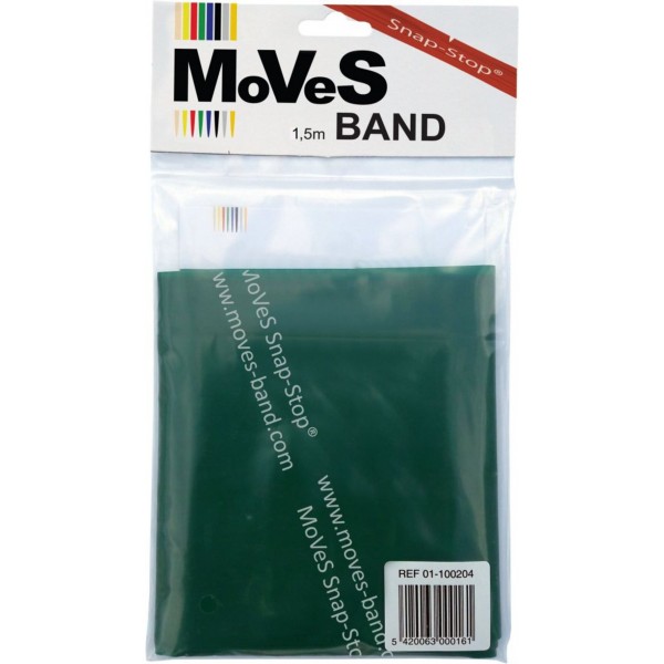 Λάστιχο Εξάσκησης-Γυμναστικής με Αντίσταση MoVeS Band Snap Stop. Πράσινο-Σκληρό. 1,5m. AC-3123. Λάστιχο Εξάσκησης-Γυμναστικής με Αντίσταση MoVeS Band Snap Stop. Πράσινο-Σκληρό. 1,5m. AC-3123.