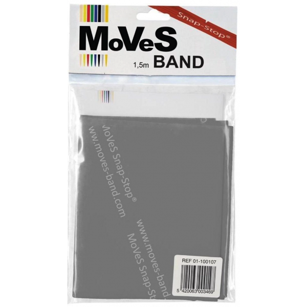 Λάστιχο Εξάσκησης-Γυμναστικής με Αντίσταση MoVeS Band Snap Stop. Ασημί-Σκληρό 4x. 1,5m. AC-3126. Λάστιχο Εξάσκησης-Γυμναστικής με Αντίσταση MoVeS Band Snap Stop. Ασημί-Σκληρό 4x. 1,5m. AC-3126.