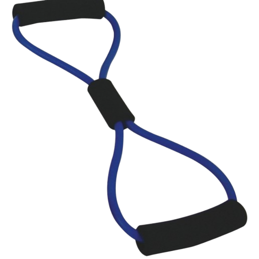 Ελαστικός Σωλήνας Οκτωειδούς Σχήματος Moves 8-Ring με Λαβές. Μπλε-Σκληρό 2x. AC-3133.